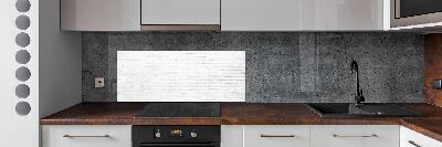 Cooker splashback Brick wall