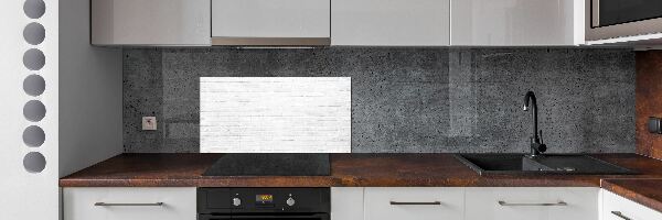 Cooker splashback Brick wall