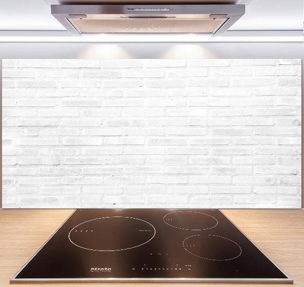 Cooker splashback Brick wall