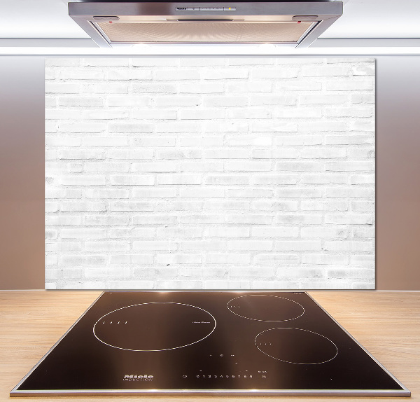 Cooker splashback Brick wall