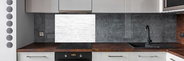 Cooker splashback Brick wall