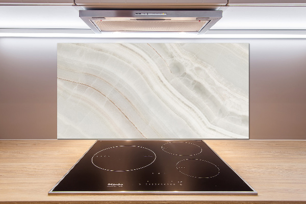 Kitchen splashback Marble texture