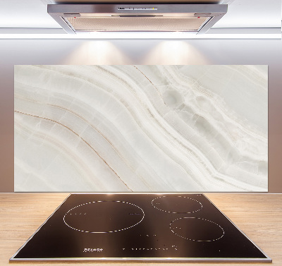 Kitchen splashback Marble texture