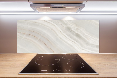 Kitchen splashback Marble texture