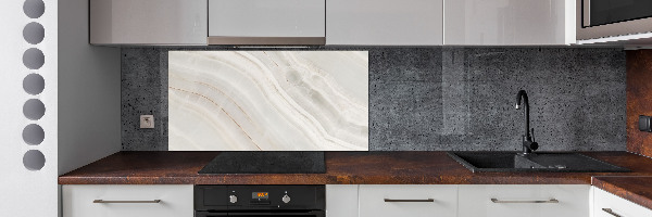 Kitchen splashback Marble texture