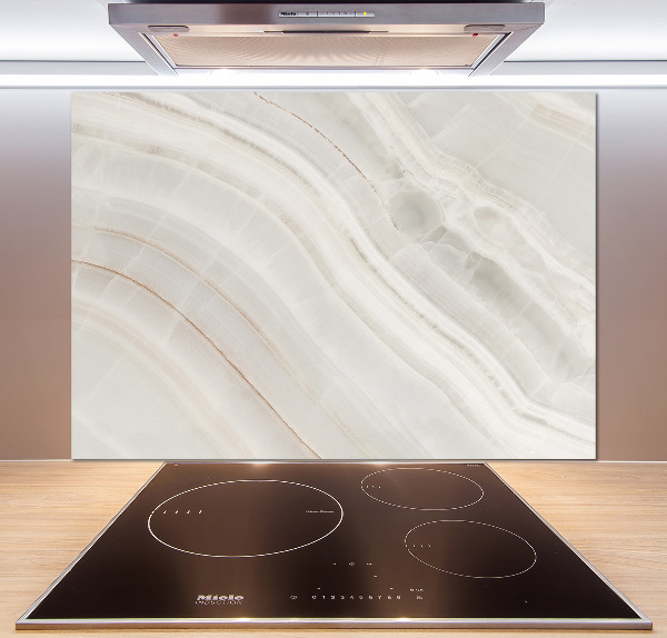 Kitchen splashback Marble texture