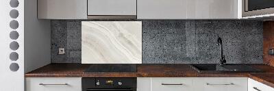 Kitchen splashback Marble texture