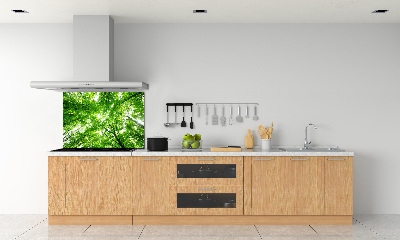 Cooker splashback Green Forest