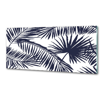 Kitchen splashback Palm leaves