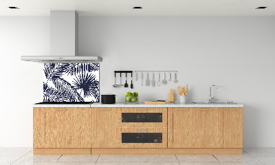 Kitchen splashback Palm leaves