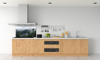 Cooker splashback Forest fog