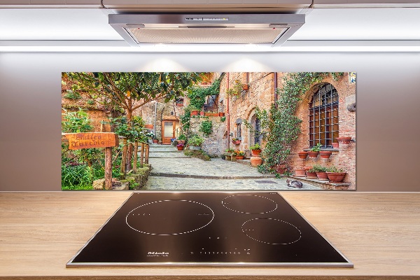 Kitchen splashback Italian streets