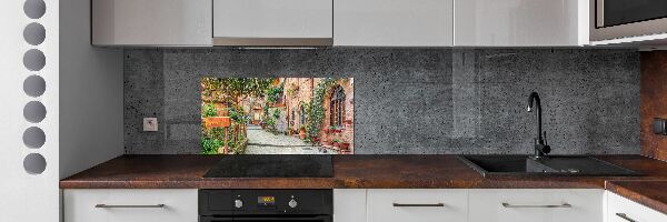 Kitchen splashback Italian streets