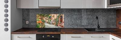 Kitchen splashback Italian streets