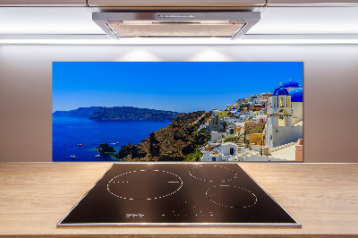 Cooker splashback Santoryn Greece