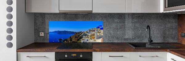 Cooker splashback Santoryn Greece