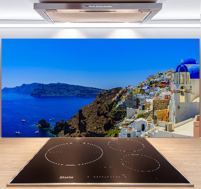 Cooker splashback Santoryn Greece