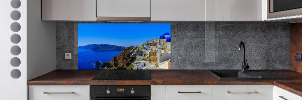 Cooker splashback Santoryn Greece