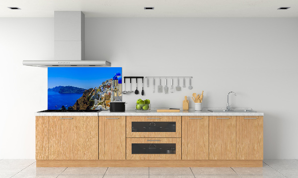 Cooker splashback Santoryn Greece