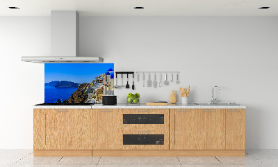 Cooker splashback Santoryn Greece