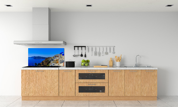 Cooker splashback Santoryn Greece