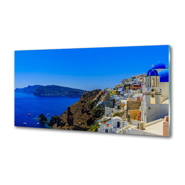 Cooker splashback Santoryn Greece