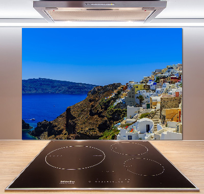 Cooker splashback Santoryn Greece