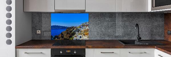 Cooker splashback Santoryn Greece