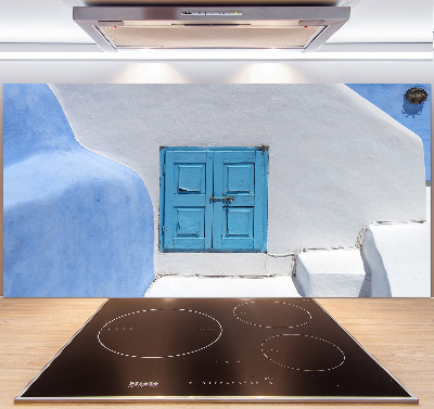 Kitchen splashback panel Santorini Greece