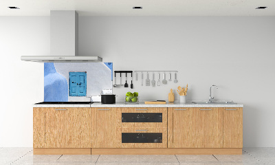 Kitchen splashback panel Santorini Greece