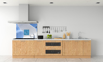 Kitchen splashback panel Santorini Greece