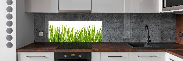 Splashback panel for kitchen Grass