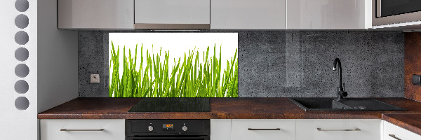 Splashback panel for kitchen Grass