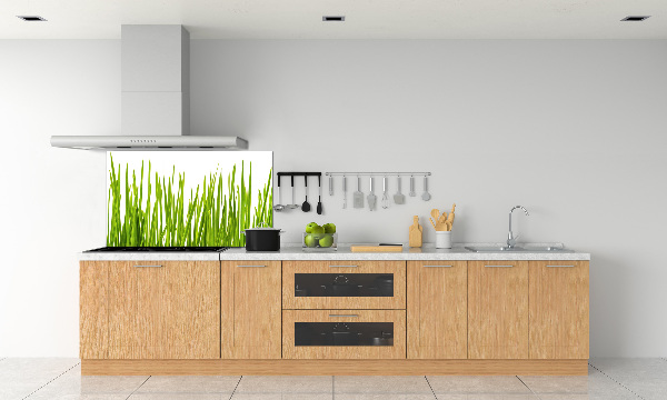 Splashback panel for kitchen Grass