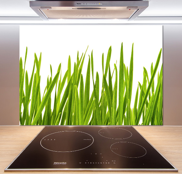 Splashback panel for kitchen Grass