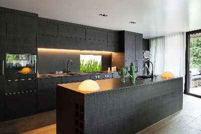 Splashback panel for kitchen Grass