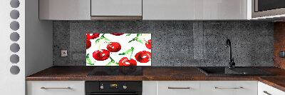 Cooker splashback Cherries