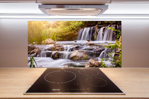 Cooker splashback Waterfall