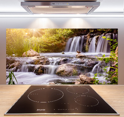 Cooker splashback Waterfall