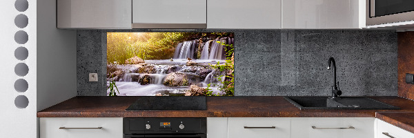 Cooker splashback Waterfall