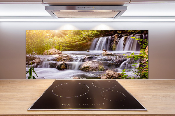 Cooker splashback Waterfall