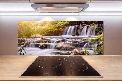 Cooker splashback Waterfall