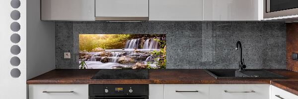 Cooker splashback Waterfall