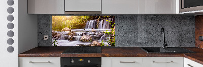 Cooker splashback Waterfall