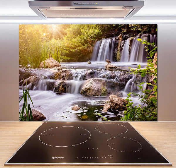 Cooker splashback Waterfall