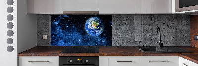 Kitchen splashback Globe