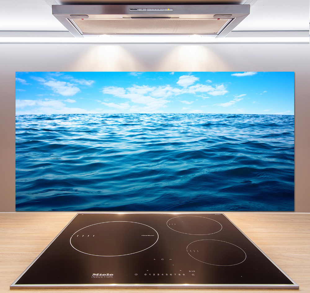 Cooker splashback Sea water