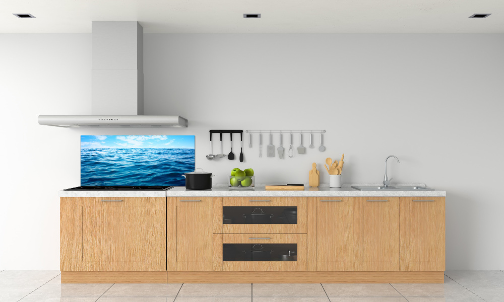 Cooker splashback Sea water