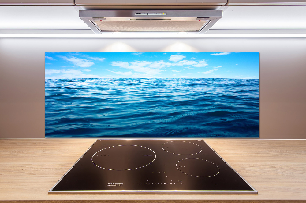 Cooker splashback Sea water