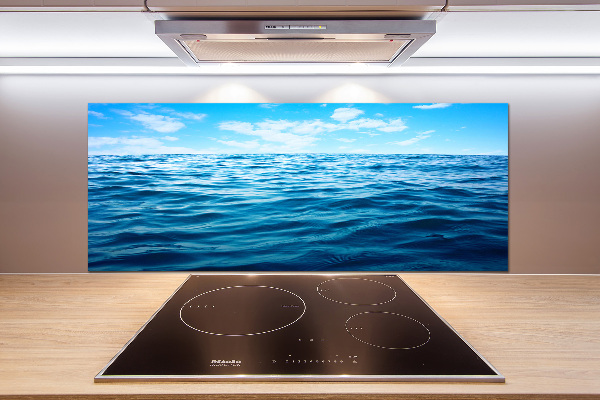 Cooker splashback Sea water